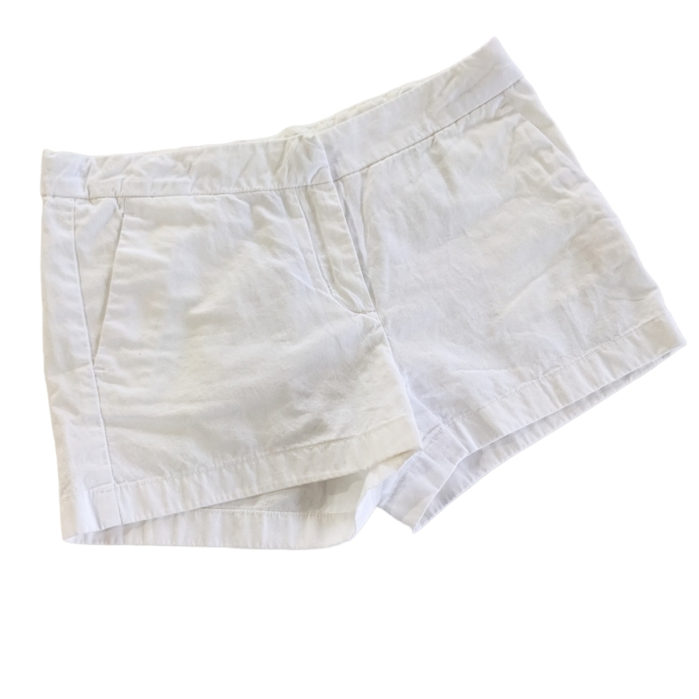 Crew Cuts Girls White Chino Shorts Size 14